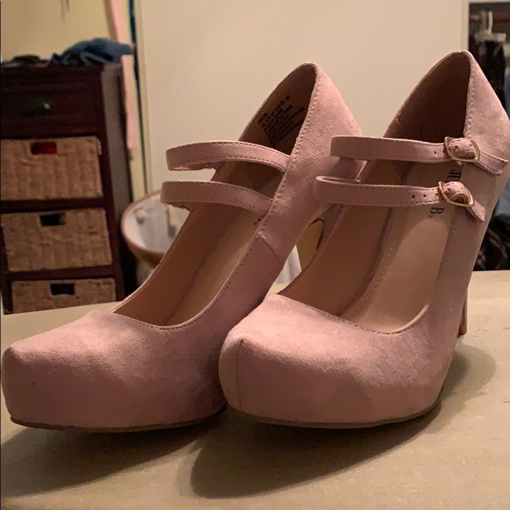 Blush heels
